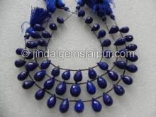 Lapis Faceted Drops Shape Beads